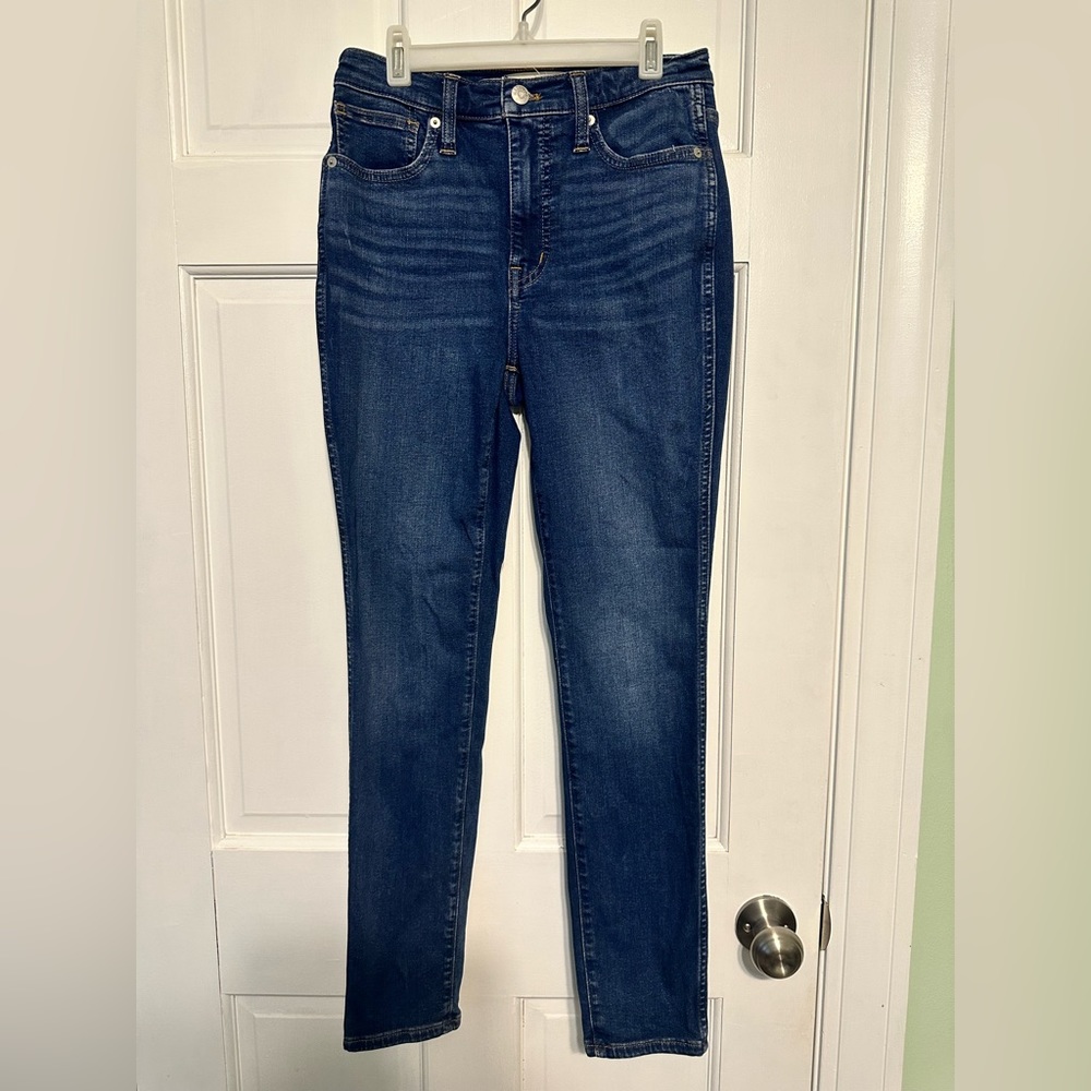 Madewell 10” high rise skinny jeans